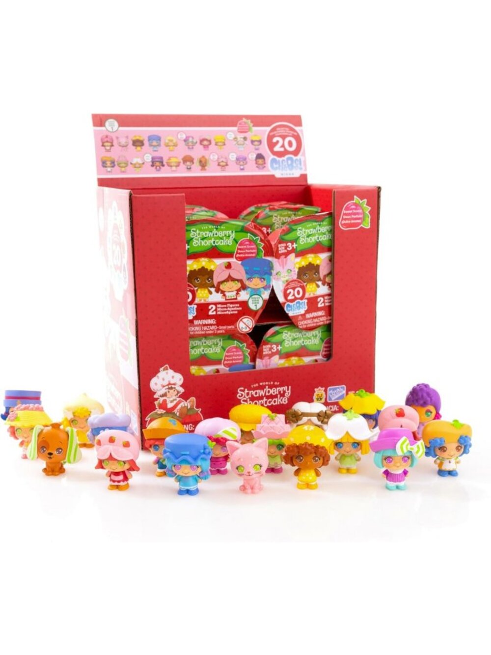 Collectible Strawberry Shortcake 12-Pack Cheebee Blind Bag Mystery Figures
